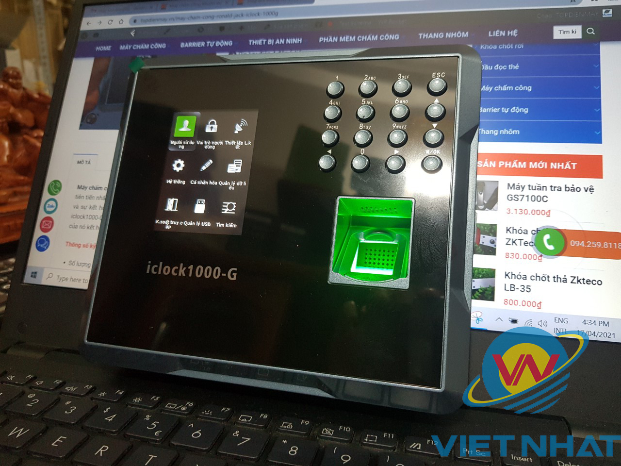 Máy chấm công Ronald Jack Iclcok 1000G